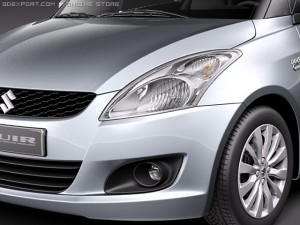 Suzuki Swift 3-door 2011 3D Model