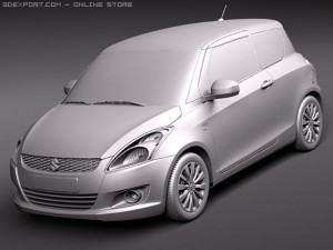 Suzuki Swift 3-door 2011 3D Model