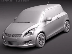 Suzuki Swift 3-door 2011 3D Model