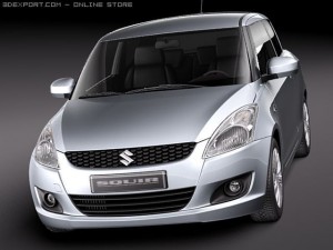 Suzuki Swift 3-door 2011 3D Model