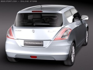 Suzuki Swift 3-door 2011 3D Model