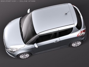 Suzuki Swift 3-door 2011 3D Model