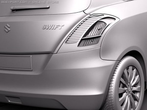Suzuki Swift 3-door 2011 3D Model
