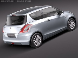 Suzuki Swift 3-door 2011 3D Model