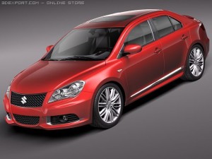 Suzuki Kizashi Sport 2011 3D Model