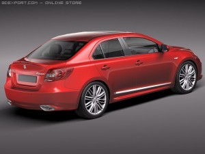 Suzuki Kizashi Sport 2011 3D Model