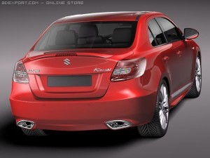 Suzuki Kizashi Sport 2011 3D Model