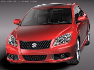 Suzuki Kizashi Sport 2011 3D Model