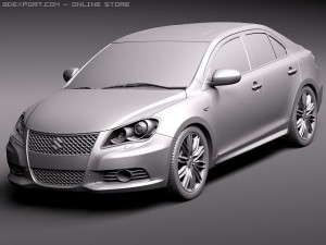 Suzuki Kizashi Sport 2011 3D Model