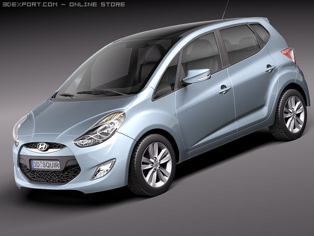 Hyundai ix20 2011 3D मॉडल .c4d .max .obj .3ds .fbx .stl .blend 