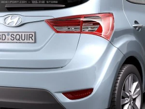 Hyundai ix20 2011 3D Model