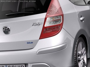 Hyundai i30 Blue 2011 Modelo 3D