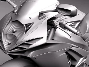 Suzuki GSXR 600 2011 3D Model
