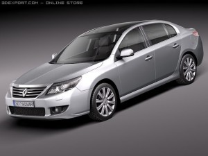 Renault Latitude 2011 Model 3D