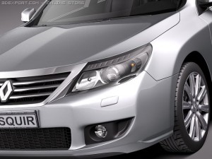 Renault Latitude 2011 3D Model