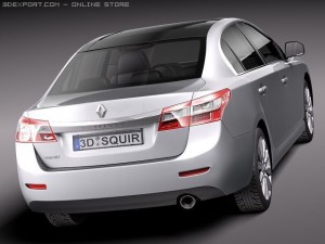 Renault Latitude 2011 3D Model