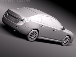 Renault Latitude 2011 3D Model