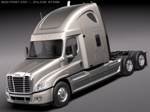 Freightliner Cascadia 2011 3D Model
