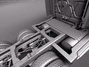 Freightliner Cascadia 2011 3D Model