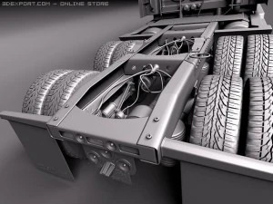Freightliner Cascadia 2011 3D Model