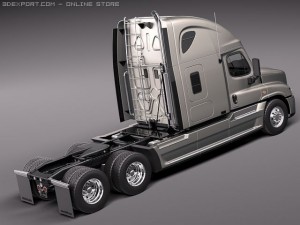 Freightliner Cascadia 2011 Model 3D