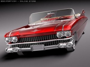 Cadillac Eldorado 62 Series 1959 Convertible Midpo Modelo 3D