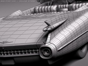 Cadillac Eldorado 62 Series 1959 Convertible Midpo Modelo 3D