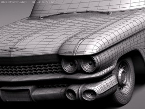 Cadillac Eldorado 62 Series 1959 Convertible Midpo Modelo 3D