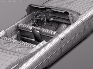 Cadillac Eldorado 62 Series 1959 Convertible Midpo Modelo 3D