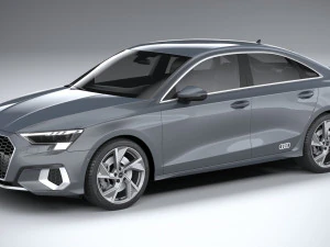 Audi A3 Sed&aacute;n 2021 Modelo 3D