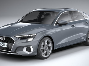 Audi A3 Sedan 2021 3D Model