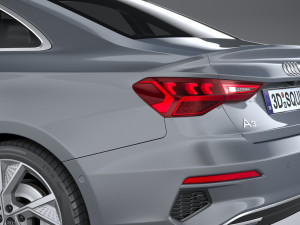 Audi A3 Sedan 2021 3D Model