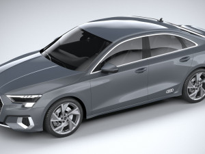 Audi A3 Sedan 2021 3D Model