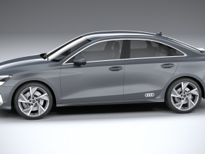 Audi A3 Sedan 2021 3D Model