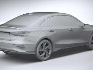 Audi A3 Sedan 2021 3D Model