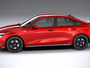 Audi A3 Sedan S-line 2021 3D Model
