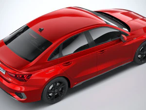 Audi A3 Sedan S-line 2021 3D Model