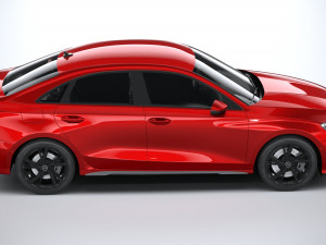 Audi A3 Sedan S-line 2021 Model 3D