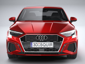 Audi A3 Sedan S-line 2021 Model 3D