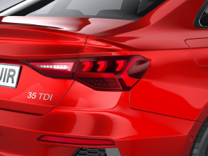Audi A3 Sedan S-line 2021 Model 3D