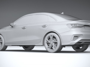Audi A3 Sedan S-line 2021 Model 3D