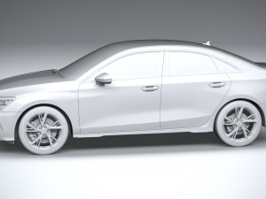 Audi A3 Sedan S-line 2021 Model 3D