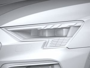 Audi A3 Sedan S-line 2021 Model 3D