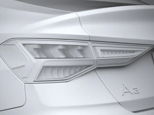 Audi A3 Sedan S-line 2021 3D Model