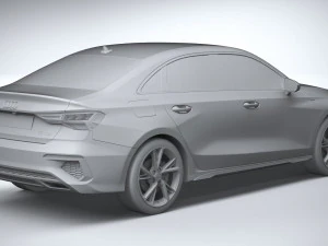 Audi A3 Sedan S-line 2021 3D Model