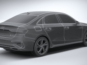 Audi A3 Sedan S-line 2021 Model 3D