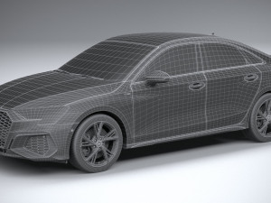 Audi A3 Sedan S-line 2021 Model 3D
