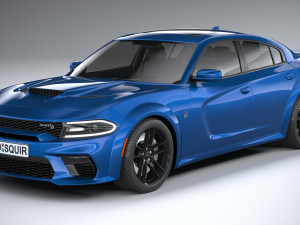 Dodge Charger SRT Hellcat Widebody 2020 3D मॉडल