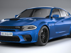 Dodge Charger SRT Hellcat Widebody 2020 3D मॉडल