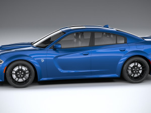 Dodge Charger SRT Hellcat Widebody 2020 3D मॉडल